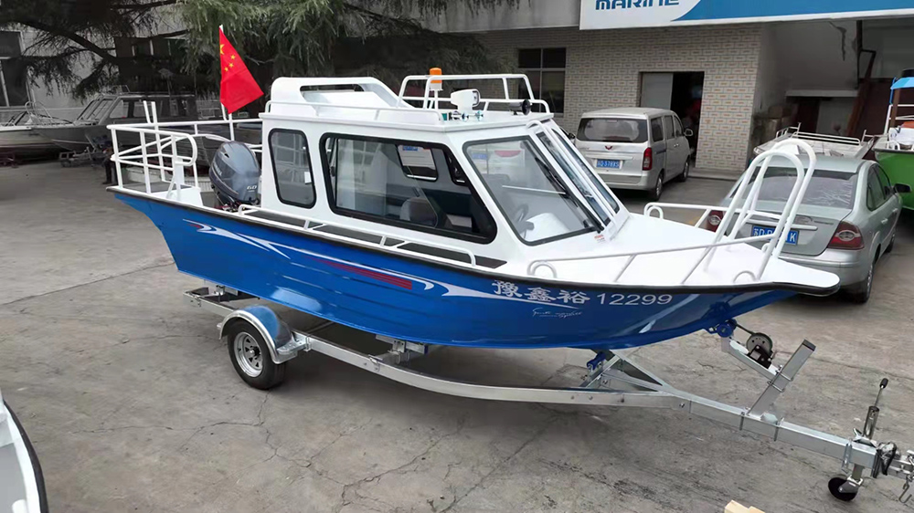 590 Half-roof Magnesium Alloy Double-Layer SpeedBoat